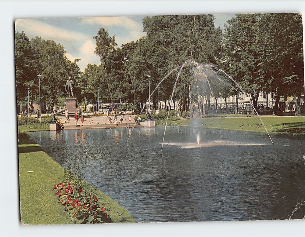 Postcard View of the Studenterlunden Oslo Norway