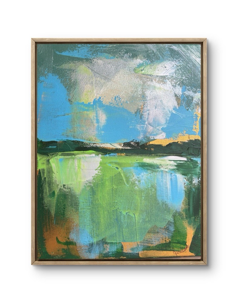 Landscape Impressionism painting on Сanvas wall art signed 11x14 Original