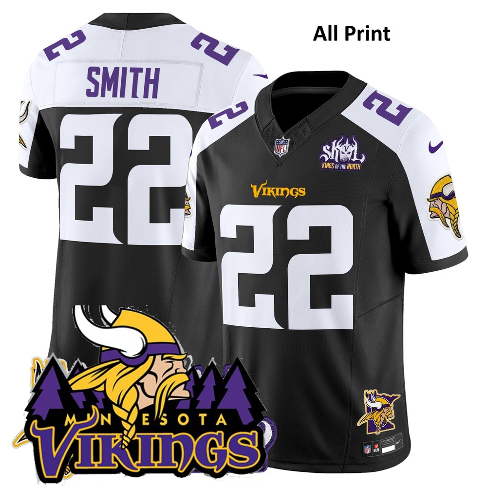 Minnesota Vikings 22 Harrison Smith Jersey V3 All Print