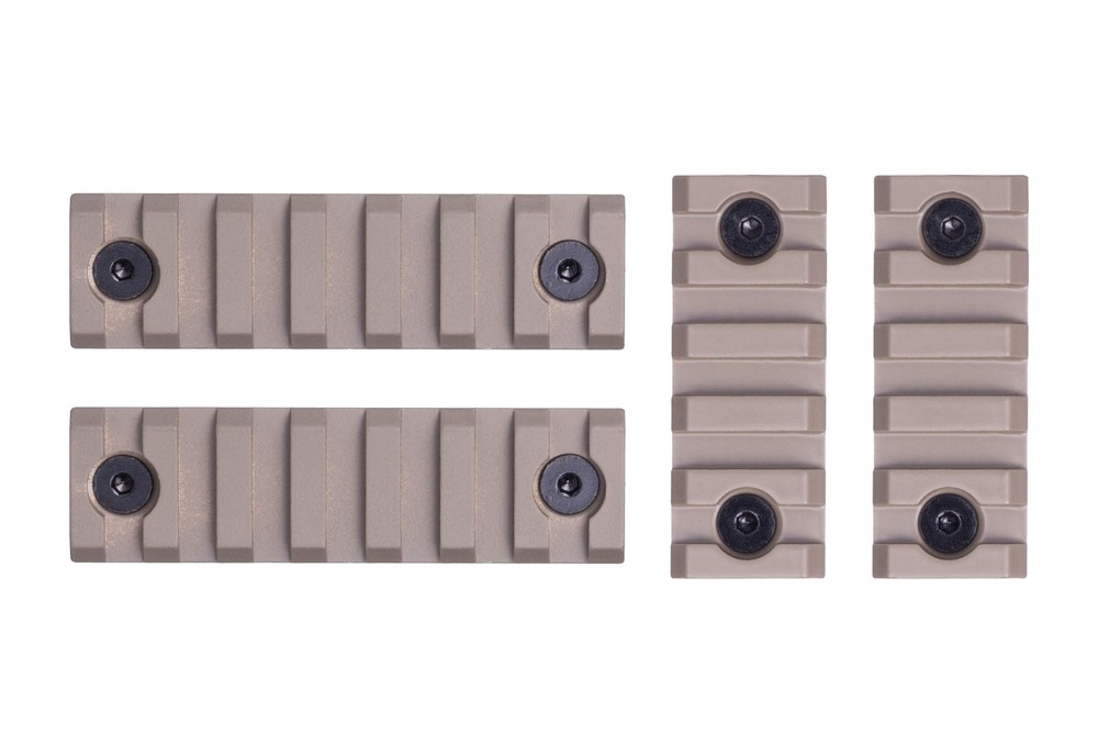 Aluminum Picatinny Rail | Compatible with M-LOK | Includes Two 2-inch and Two...