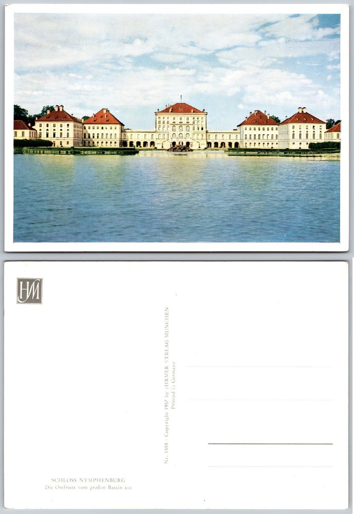 Continental Schloss Nymphenburg Munich Postcard