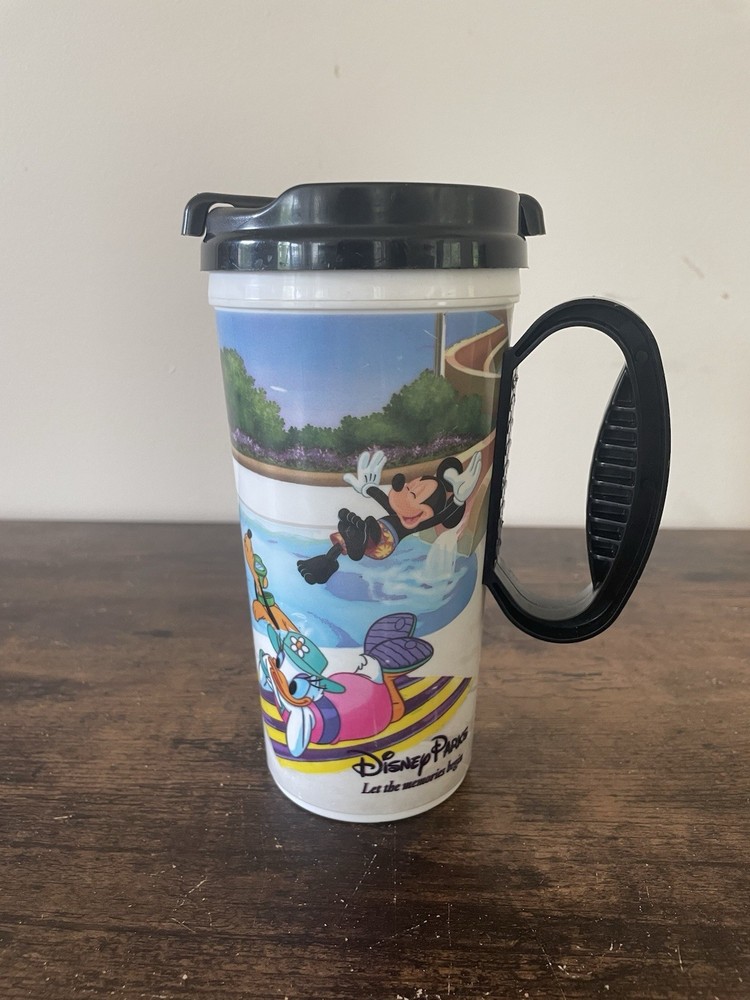 Disney Parks Let The Memories Begin Resort Refillable Mug Mickey Minnie Black