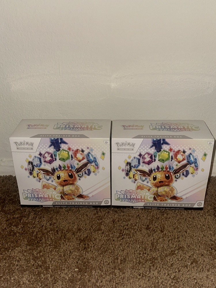 Prismatic Evolutions ETB Elite Trainer Box Factory Sealed Pokemon Tcg SHIPS 6/1