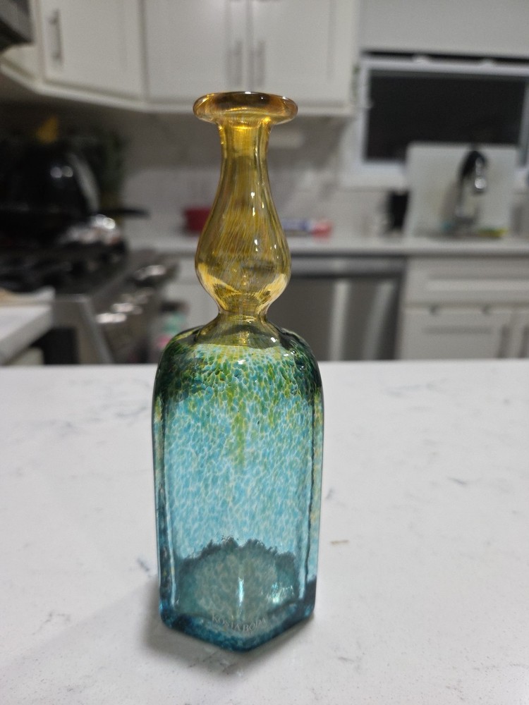 Vtg Kosta Boda Artist Collection Bertil Vallien 47834 Antikva Vase Bottle 6 5/8