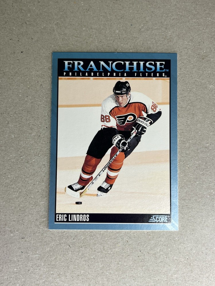 Eric Lindros Franchise 1992 Score Canadian Hockey Card #432