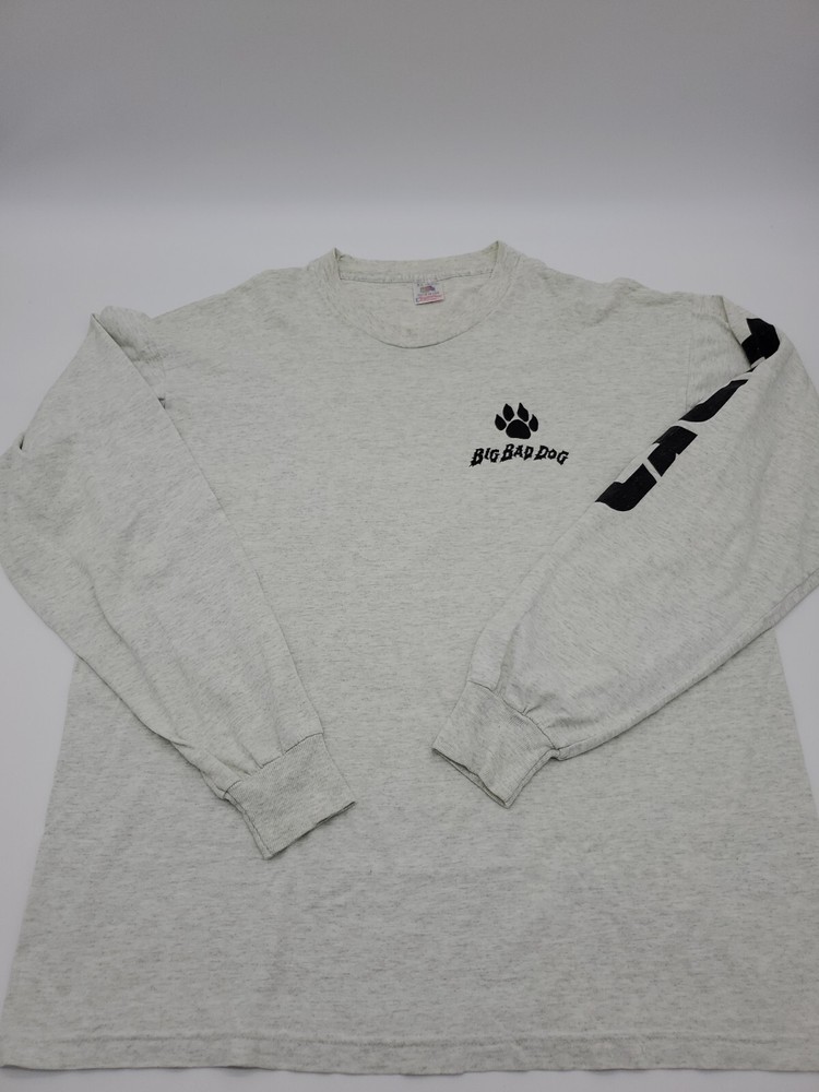 Vintage Big Bad Dog Shirt Mens XLarge Longsleeve USA..#1373
