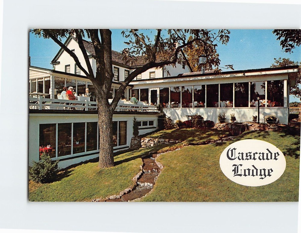 Postcard Cascade Lodge Pennsylvania USA