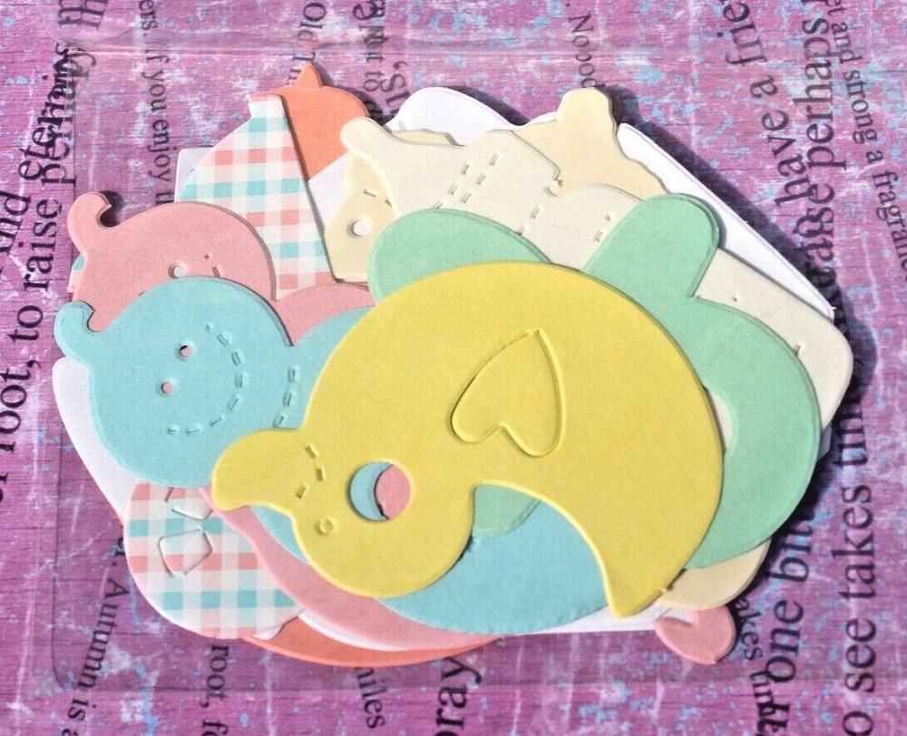 Baby Assortment Scrapbooking Acid-Free Die Cut Embellishments NIP Free Shipping-image