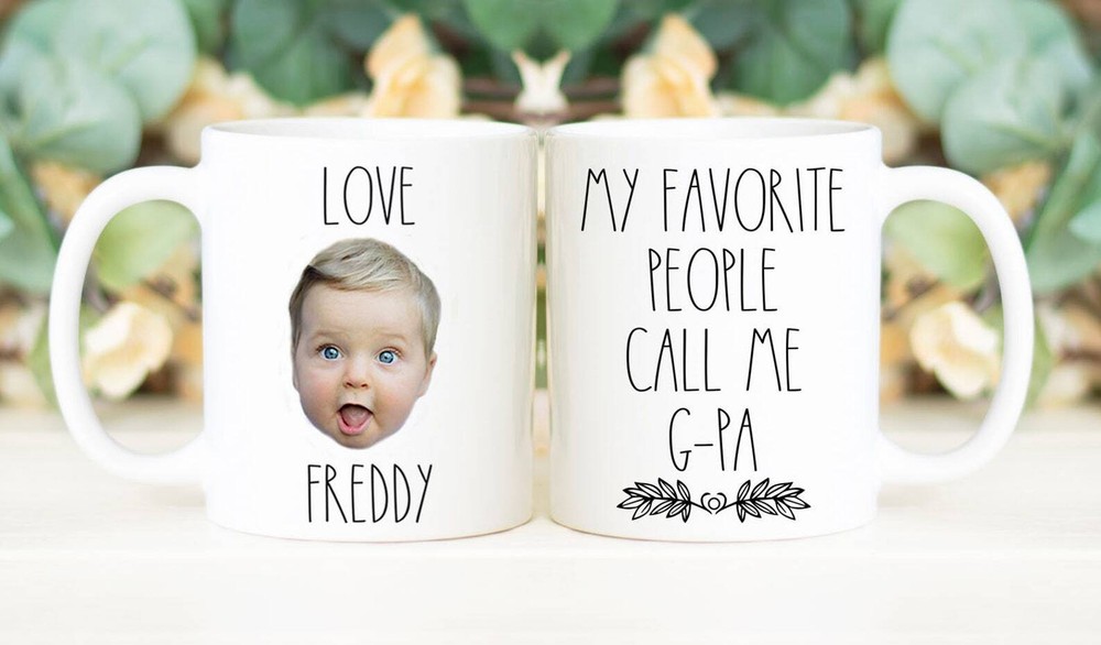 My Favorite People Call Me G Pa Coffee Mug Father's Day Gift Personalized With