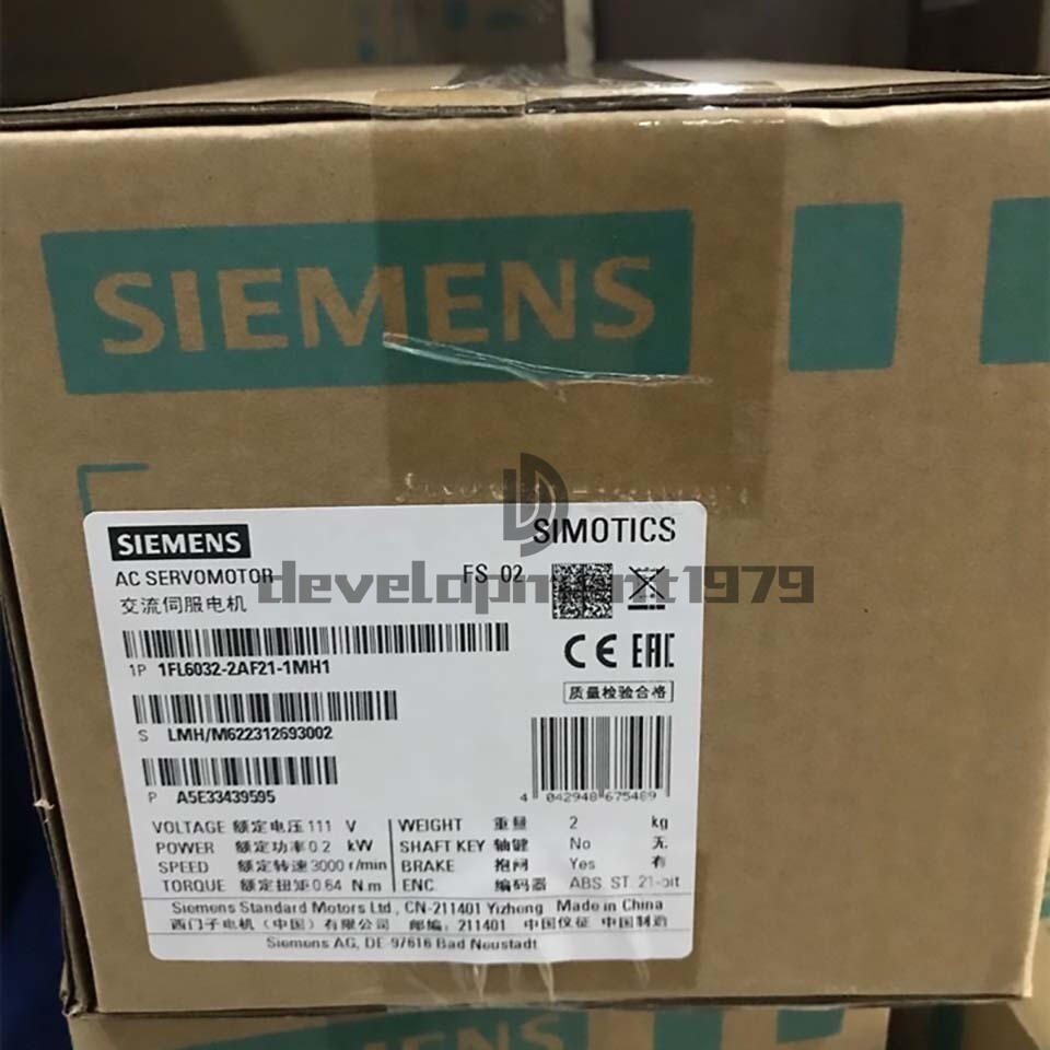 1PC NEW SIEMENS Servo Motor 1FL6034-2AF21-1MH1