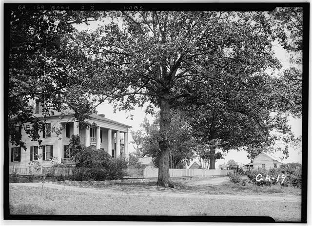 Photo:Washington GA Wingfield-Cade-Saunders House 1936 Side Elevation HABS