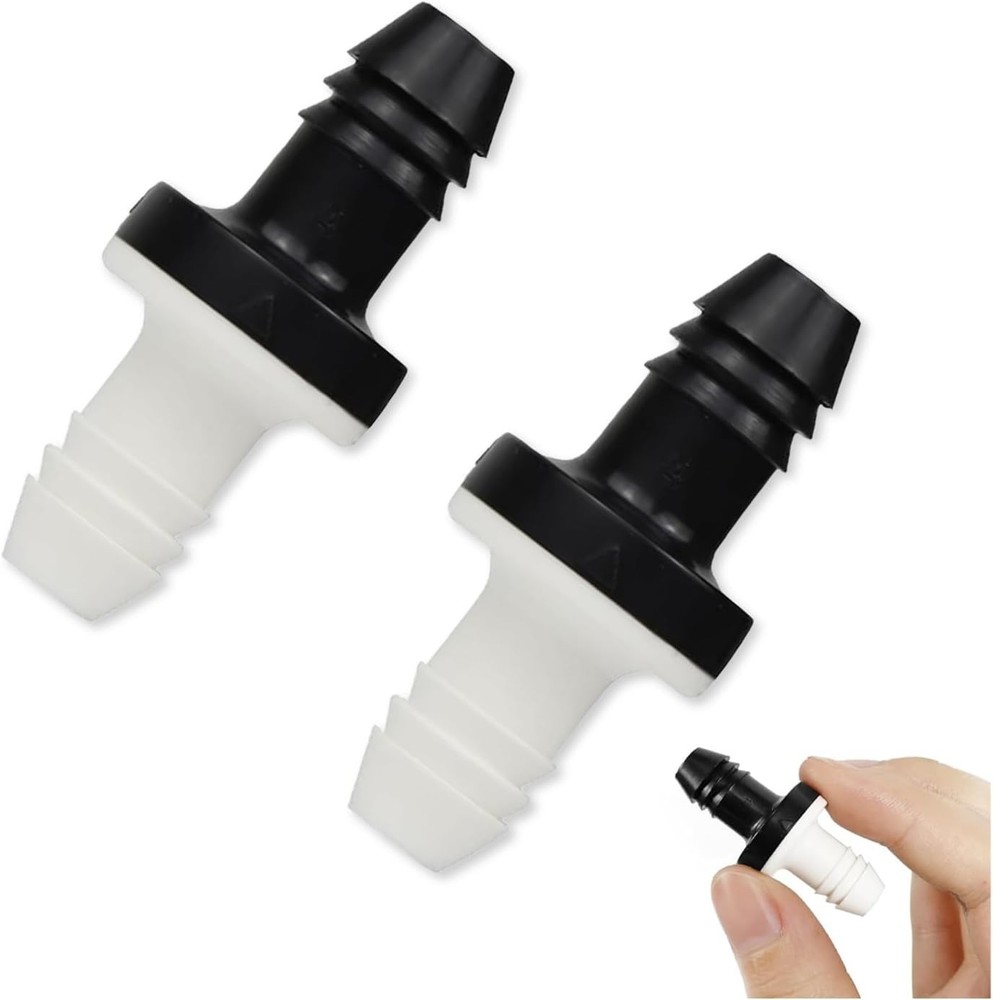 2-Pack 3/8 Inch Camis One-Way Gas Tank Check Valve Plug-In