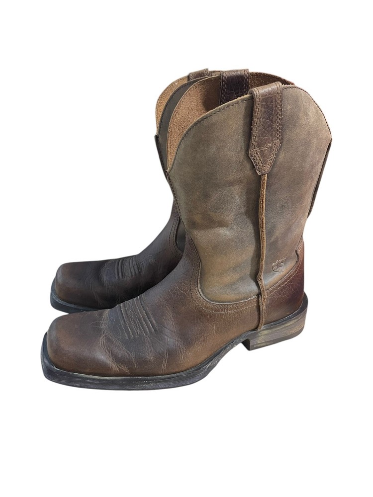 Ariat Men's Size 10D Rambler Earth Brown Western Cowboy Boots 10002317