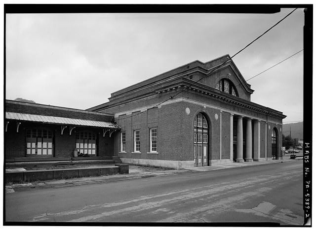 2. WEST STREET FRONT AND NORTH SIDE - Pennsylvania Railroad Station, 47 Walnut