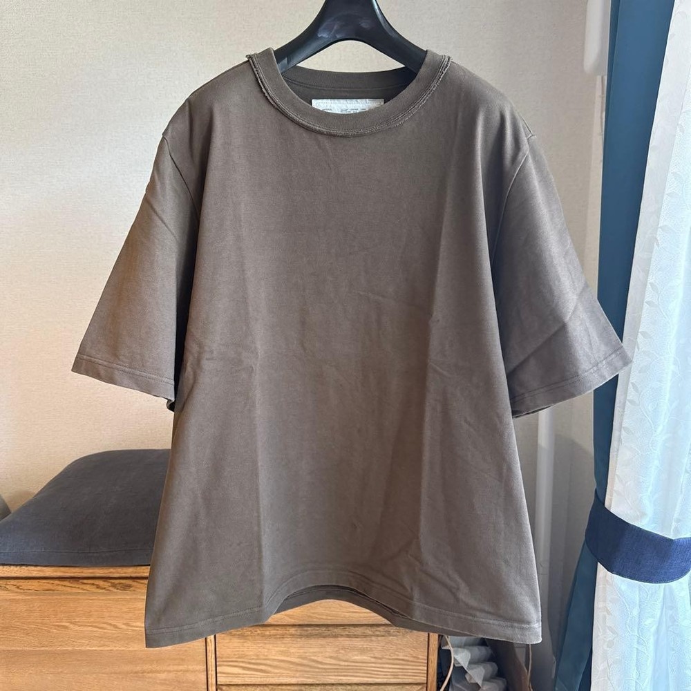 CAMIEL FORTGENS Big Tee Heavy Jersey Brown Size M