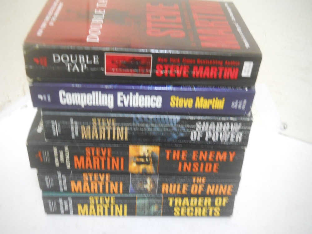Steve Martini  Lot of 6 Legal Thriller ~ Grntly read, no duds~ Fast Shipping