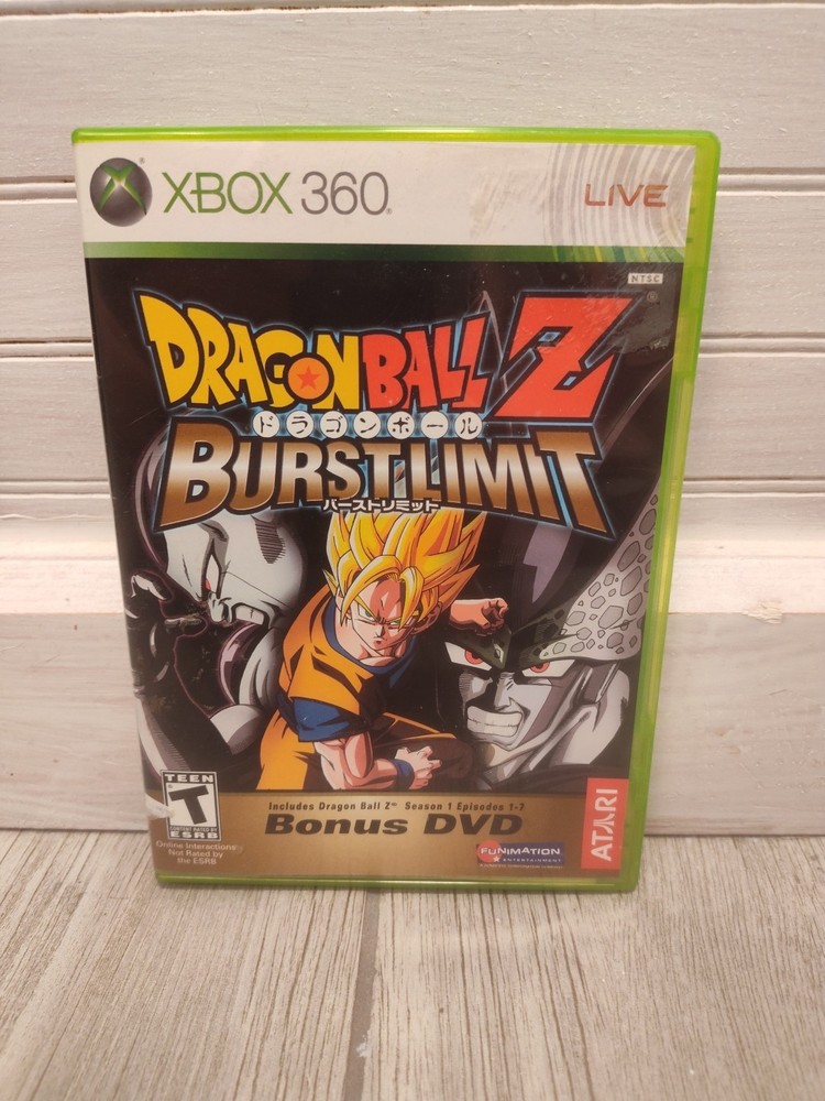Dragon Ball Z: Burst Limit Bonus DVD (Microsoft Xbox 360, 2008)
