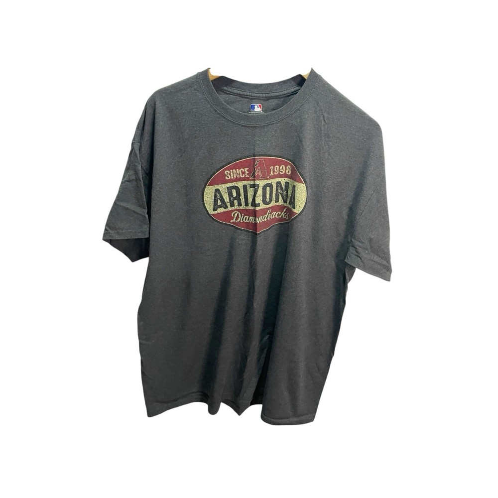 Arizona Diamondbacks Shirt Men's XL ML Baseball Gray Cotton Team Tee