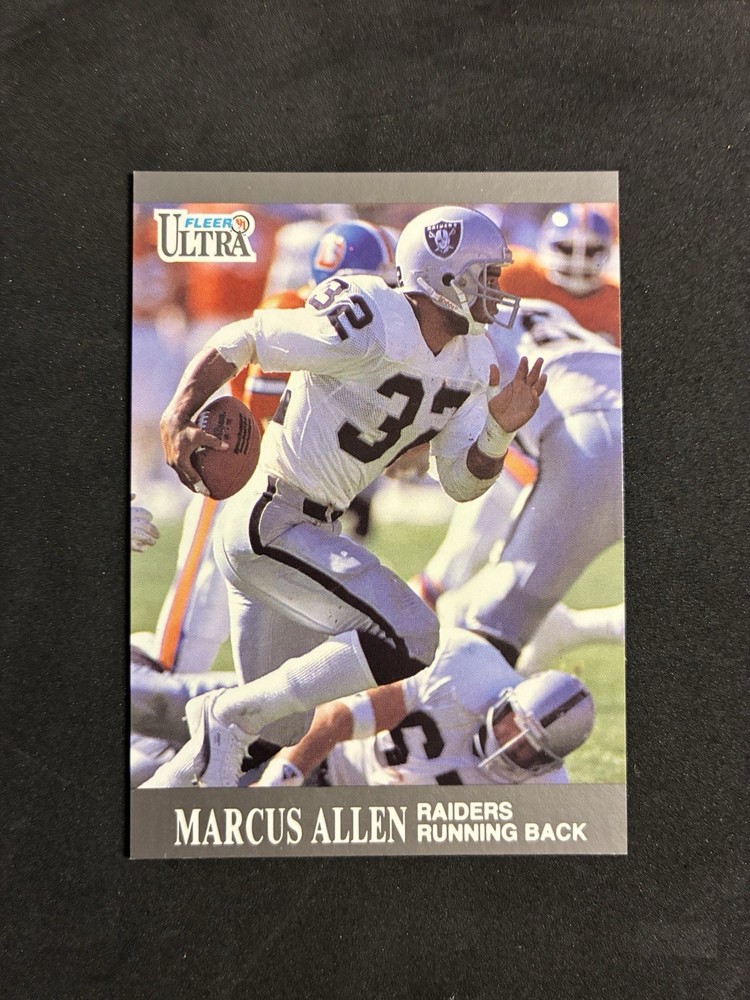 1991 Fleer Ultra - Marcus Allen #75 Free Shipping / Toploader
