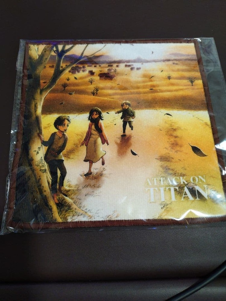 Attack on Titan Original Handkerchief Limited Edition Campaign Item