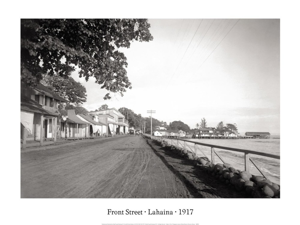 Wall Art Print Front Street, Lahaina, 1917, 32