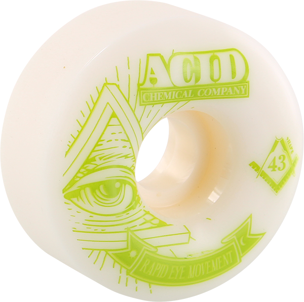 ACID REM PYRAMID 58mm 101a WHT WHEELS SET-image