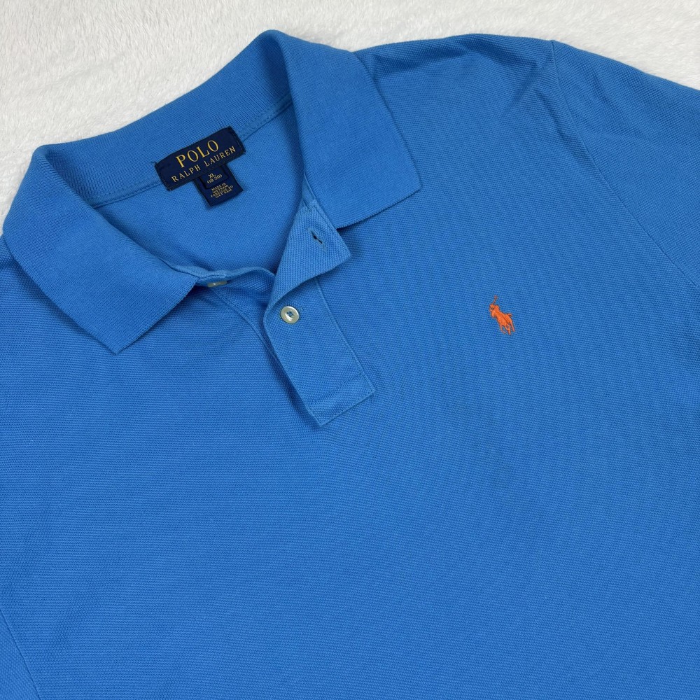 Polo Ralph Lauren Polo Shirt Youth XL (18-20) Blue Short Sleeve Classic Fit
