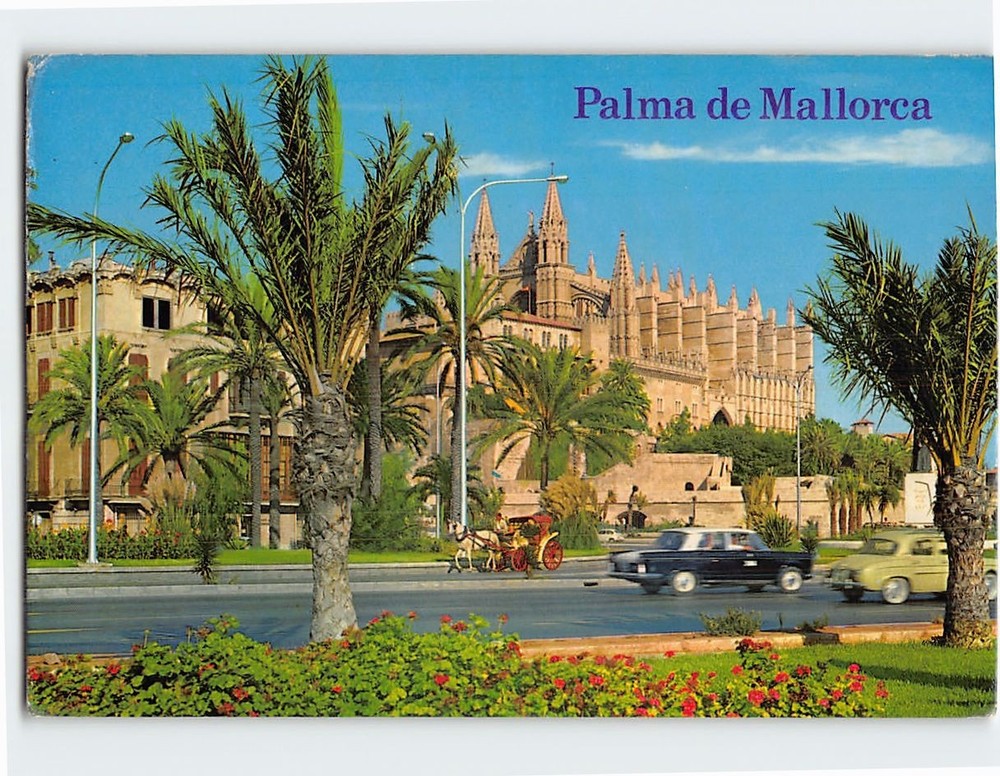 Postcard Catedral Palma de Mallorca Spain