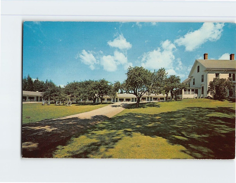 Postcard The Yardarm Motel & Restaurant Searsport Maine USA