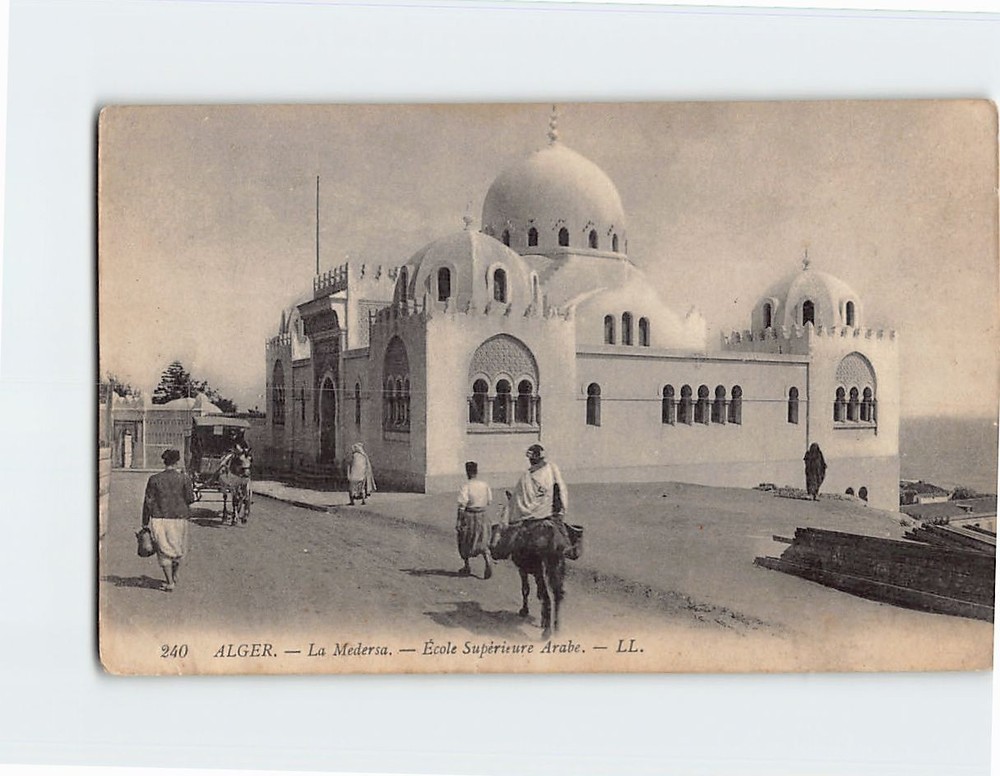 Postcard La Medersa School in Algiers Algeria