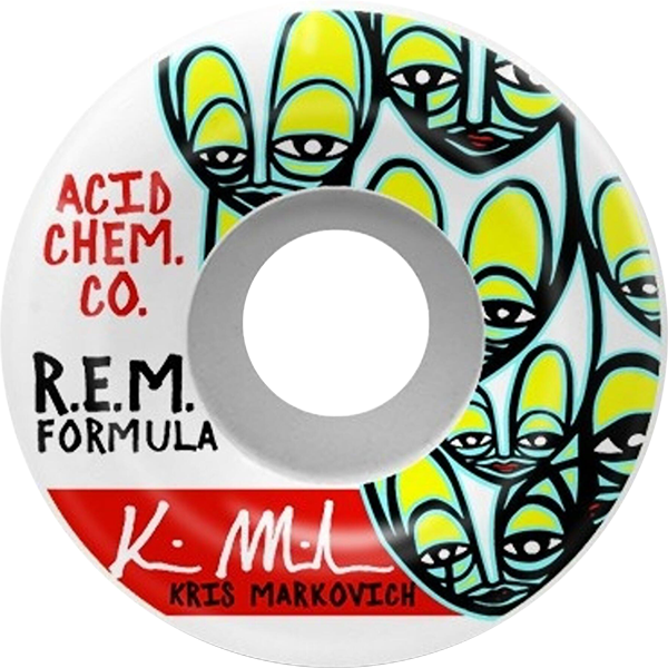 ACID MARKOVICH REM LTD 52mm 101a WHT WHEELS SET-image
