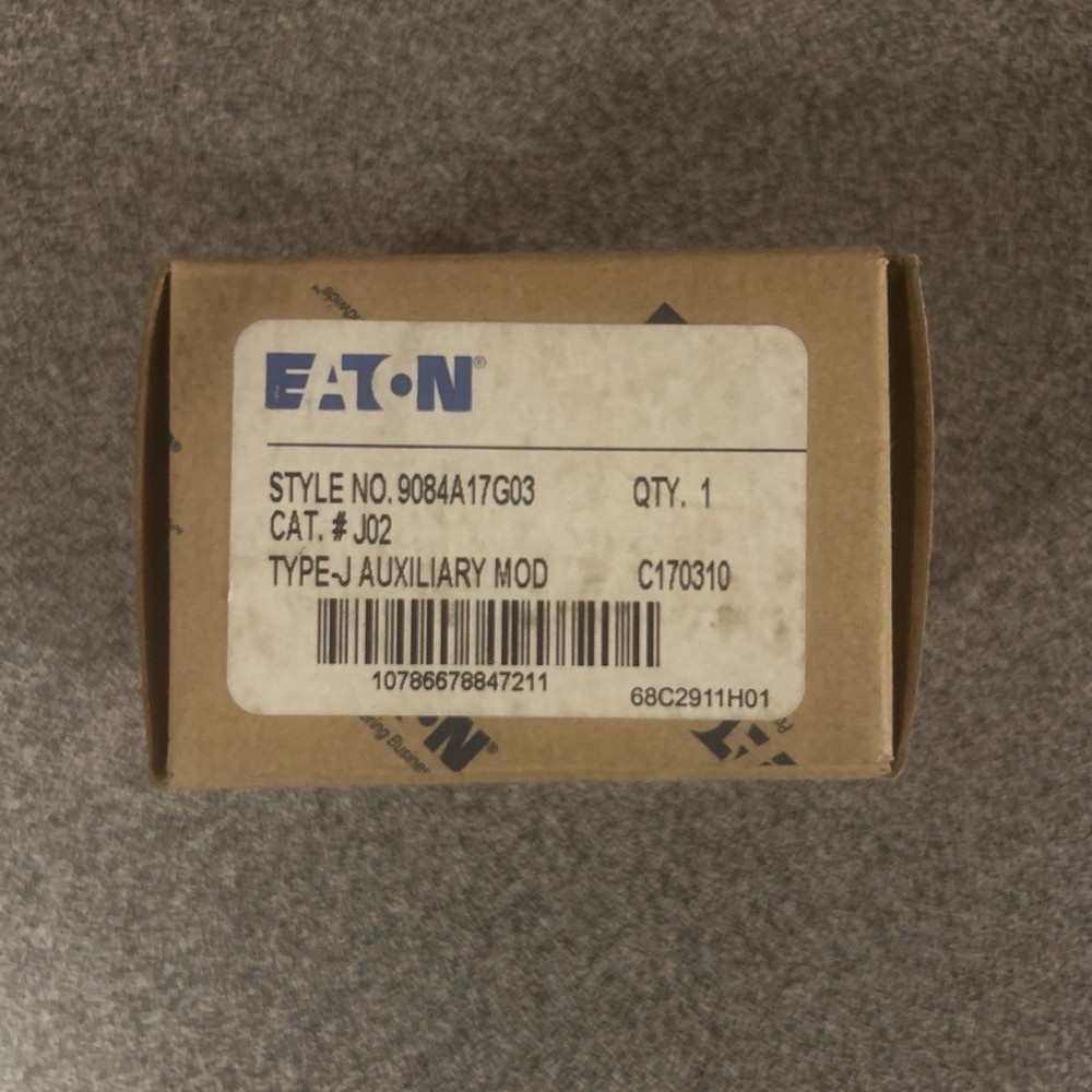 Brand New Eaton Cutler Hammer J02 A200 Type J Auxiliary Contact 2 NC 9084A17G03