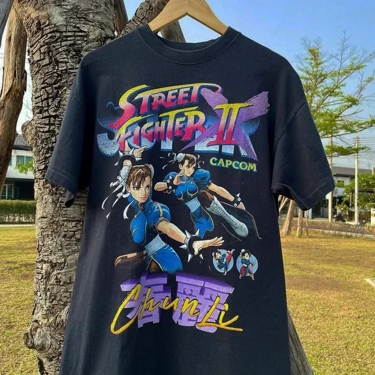 Street Fighter 2 Chun Li Retro UNISEX T-SHIRT S-5XL
