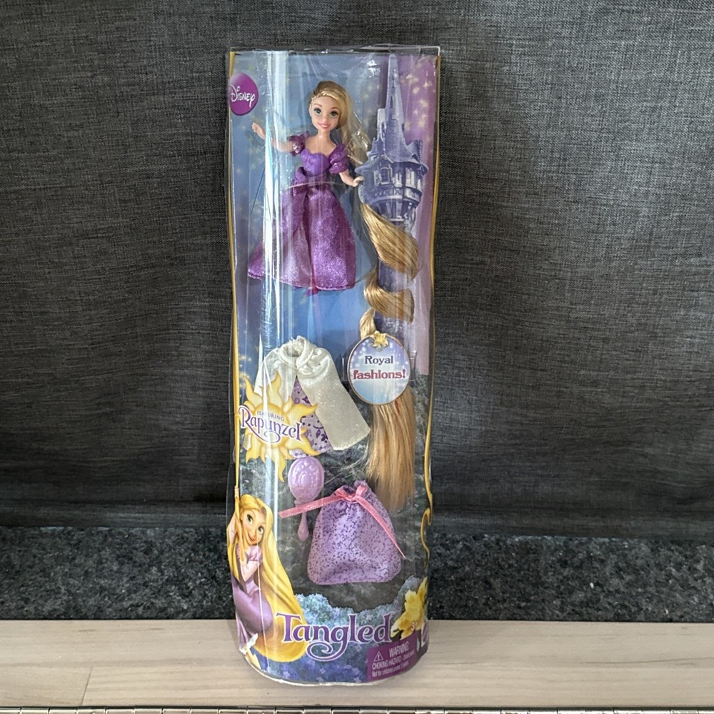 Rare Disney Mattel 2010 Tangled Doll Featuring Princess Rapunzel #T4952 Sealed