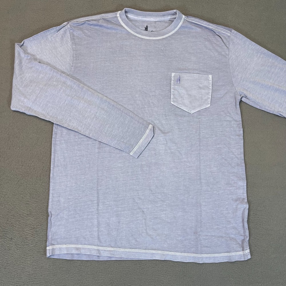 johnnie-O Brennan 2.0 Long Sleeve T-Shirt Navy Men's Med, XL | Cotton Modal Golf