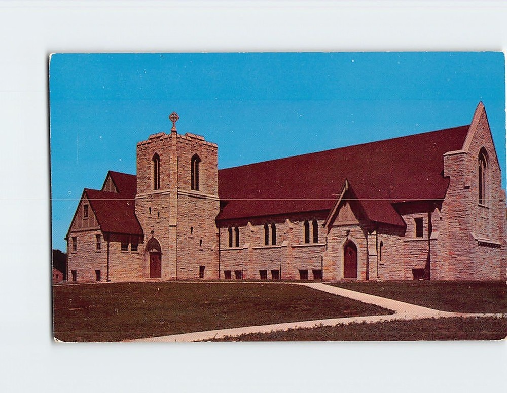 Postcard Westminster Presbyterian Church Rockford Illinois USA