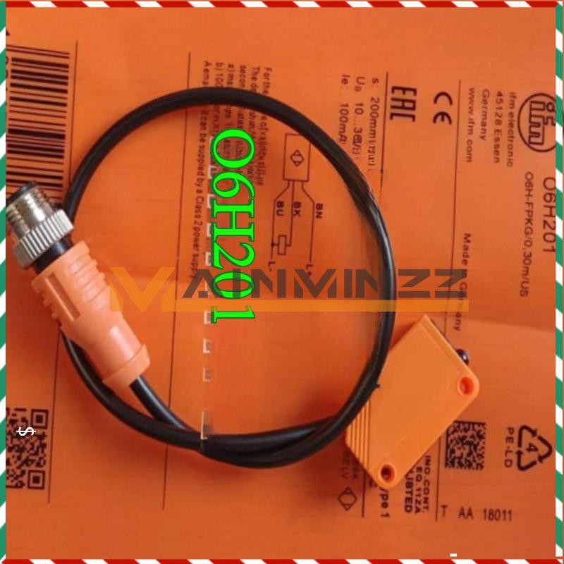 1PC New IFM Diffuse Reflection Photoelectric Switch O6H201 O6H-FPKG/0,30m/US