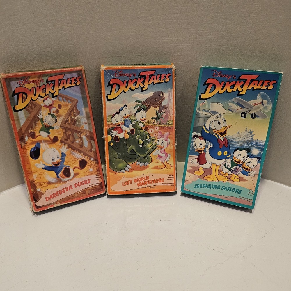 VHS Ducktales Lot of 3 Walt Disney Cartoon Classics