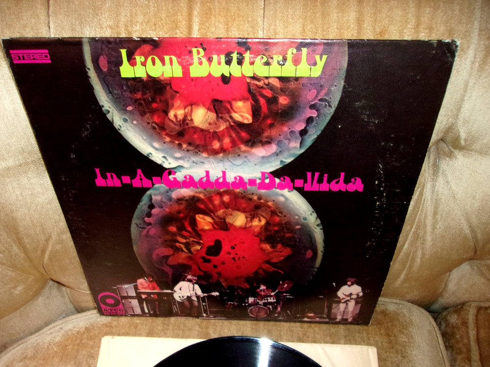 Iron Butterfly In-A-Gadda-Da-Vida Vinyl 1968 ATCO Records     EXCELLENT