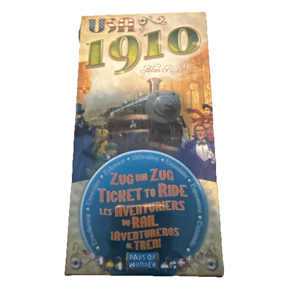 Ticket To Ride USA 1910 Expansion - BRAND NEW & Sealed