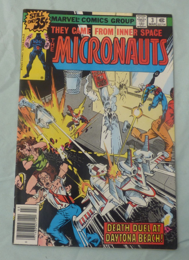 The Micronauts Marvel Comic Book #3  (1978)- SIGNED by Michael Golden
