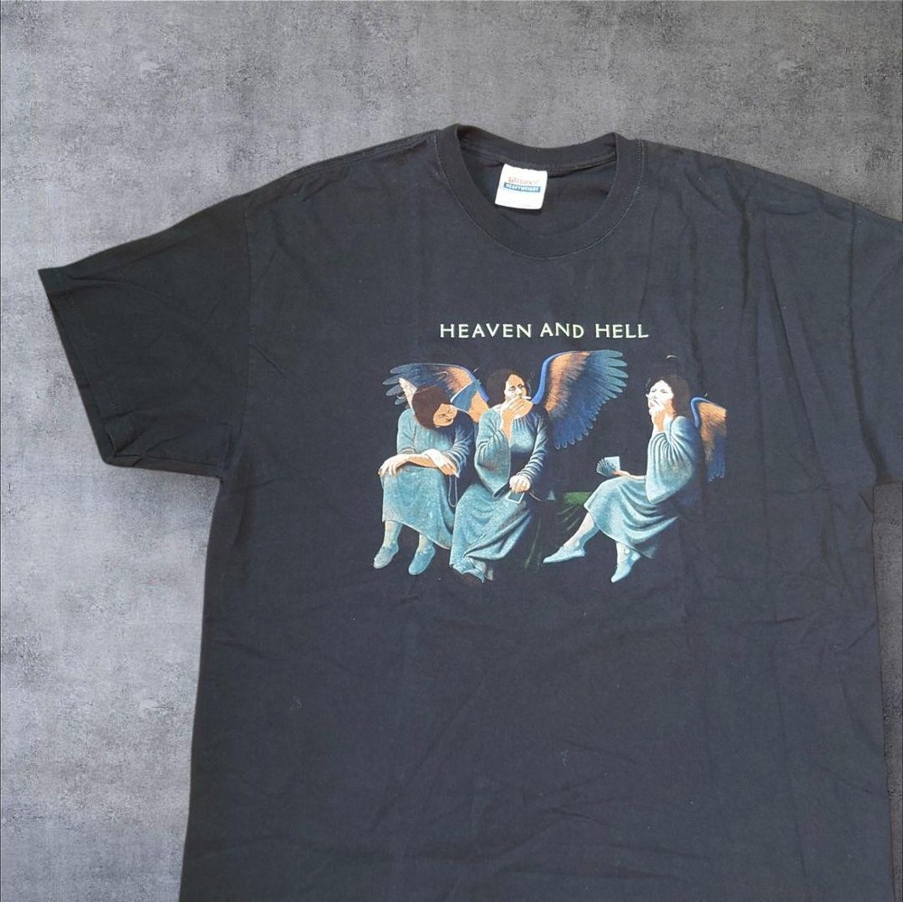 00s HEAVEN AND HELL T-shirt XL BLACK SABBATH