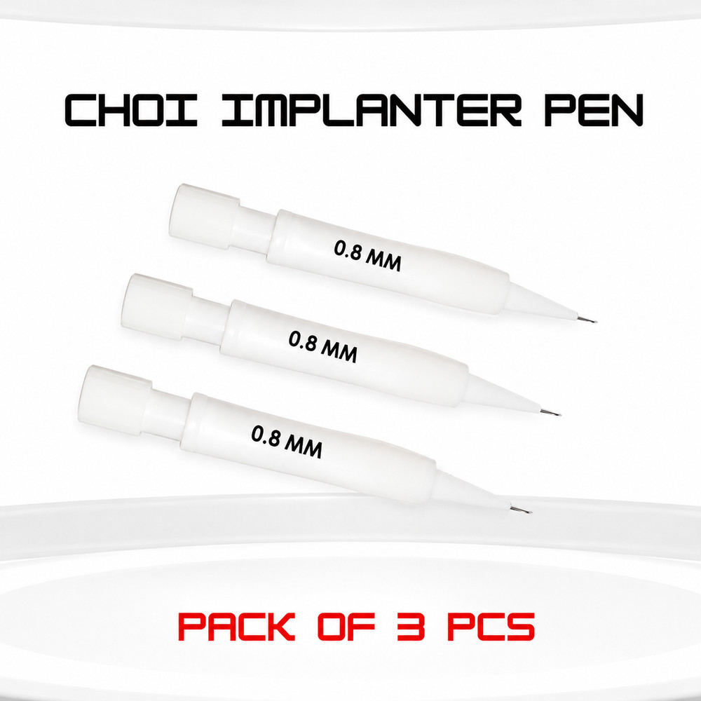 Hair Transplant FUE Hair Implanter Pen Size 0.8 MM Pack of 3 Pc Premium Quality