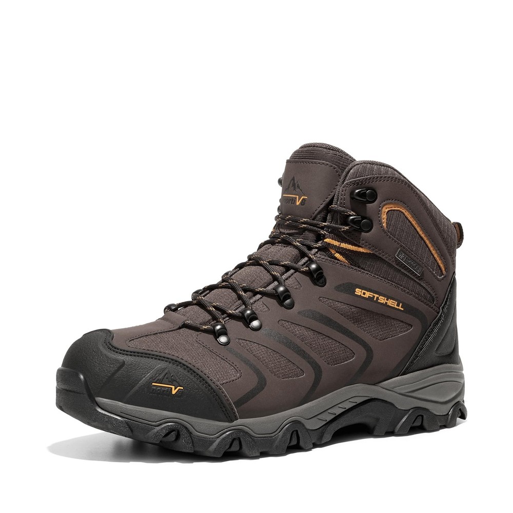 Men's Lightweight Waterproof Hiking Boots Ankle High Outdoor Trekking Shoes