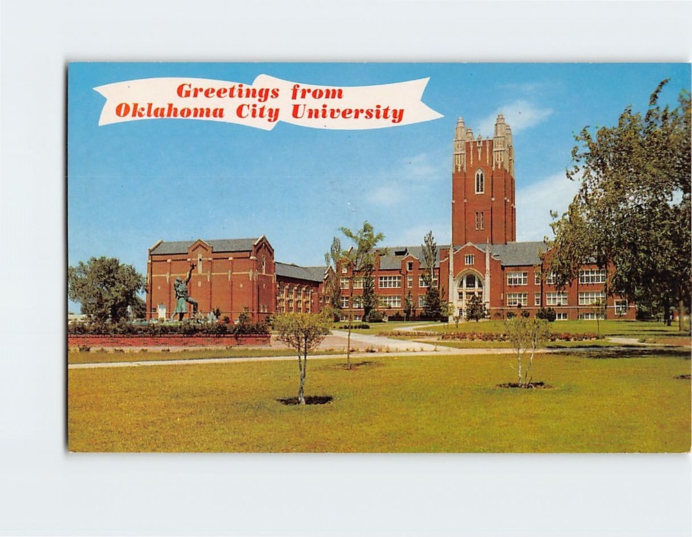 Postcard Greetings from Oklahoma City University Oklahoma City Oklahoma USA
