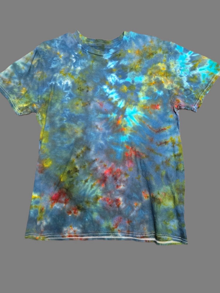 Hand Dyed Short Sleeve Tie Dye T Shirt Unisex For Men And Women