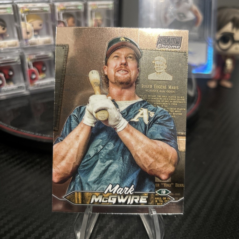 2024 Topps Stadium Club Chrome Mark McGwire #263 Athletics