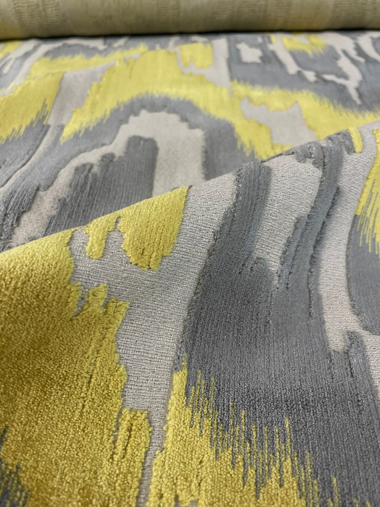 DV Kap Home Ettica Absinthe Velvet Upholstery Fabric 4.375 Yards Cut-image