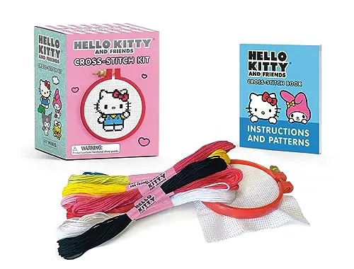 Hello Kitty and Friends Cross-Stitch Kit by Caetano, Sosae – Paperback