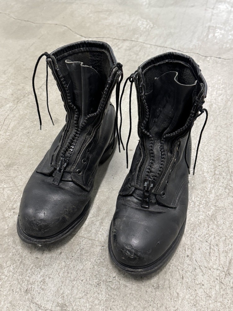Red Wing Men's 4473 Steel Toe Size 8 Military Firefighter Black Z41 PT99 (READ)